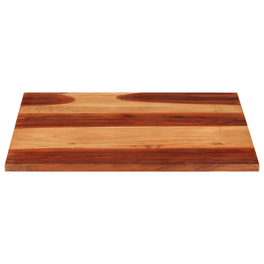 vidaXL Tablero de mesa madera maciza de acacia 25-27 mm 70x80 cm