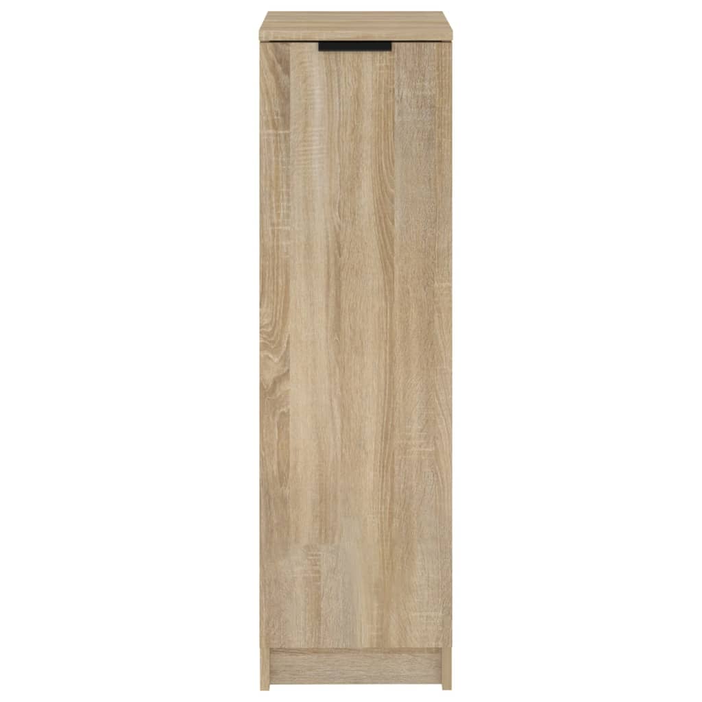 vidaXL Mueble zapatero madera contrachapada roble Sonoma 30x35x100 cm