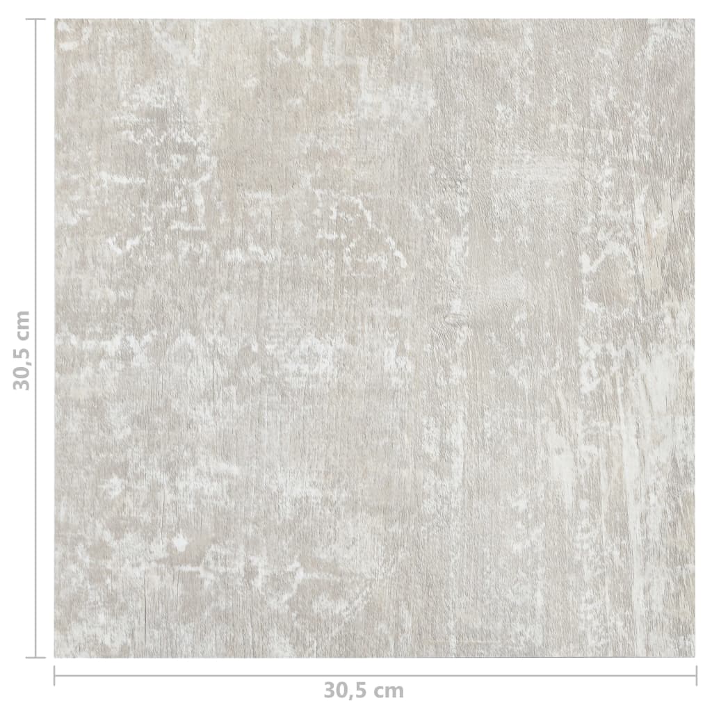 vidaXL Tarimas de suelo autoadhesivas 20 uds PVC 1,86 m² gris claro