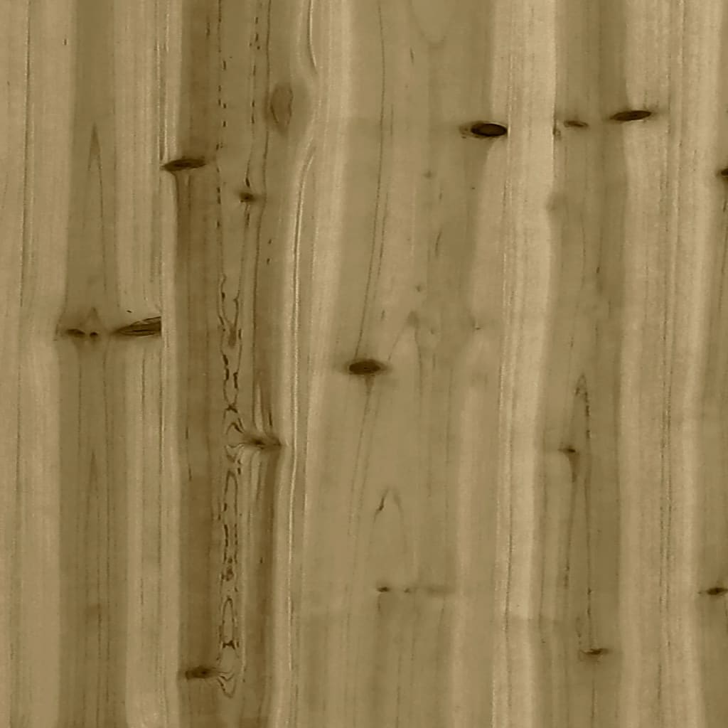 vidaXL Mesa plantación con estante madera pino impregnada 108x50x75 cm