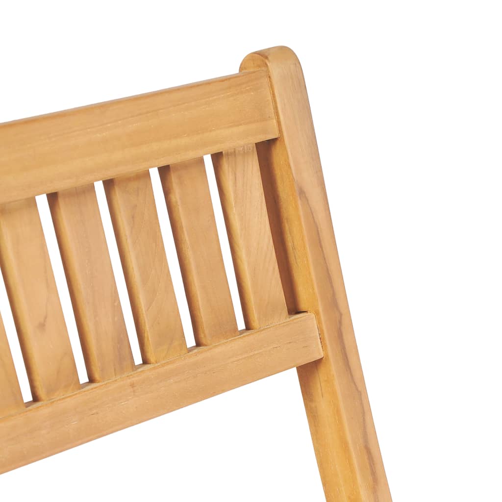 vidaXL Set mesa y sillas de bar de jardín 3 pzas madera maciza roble