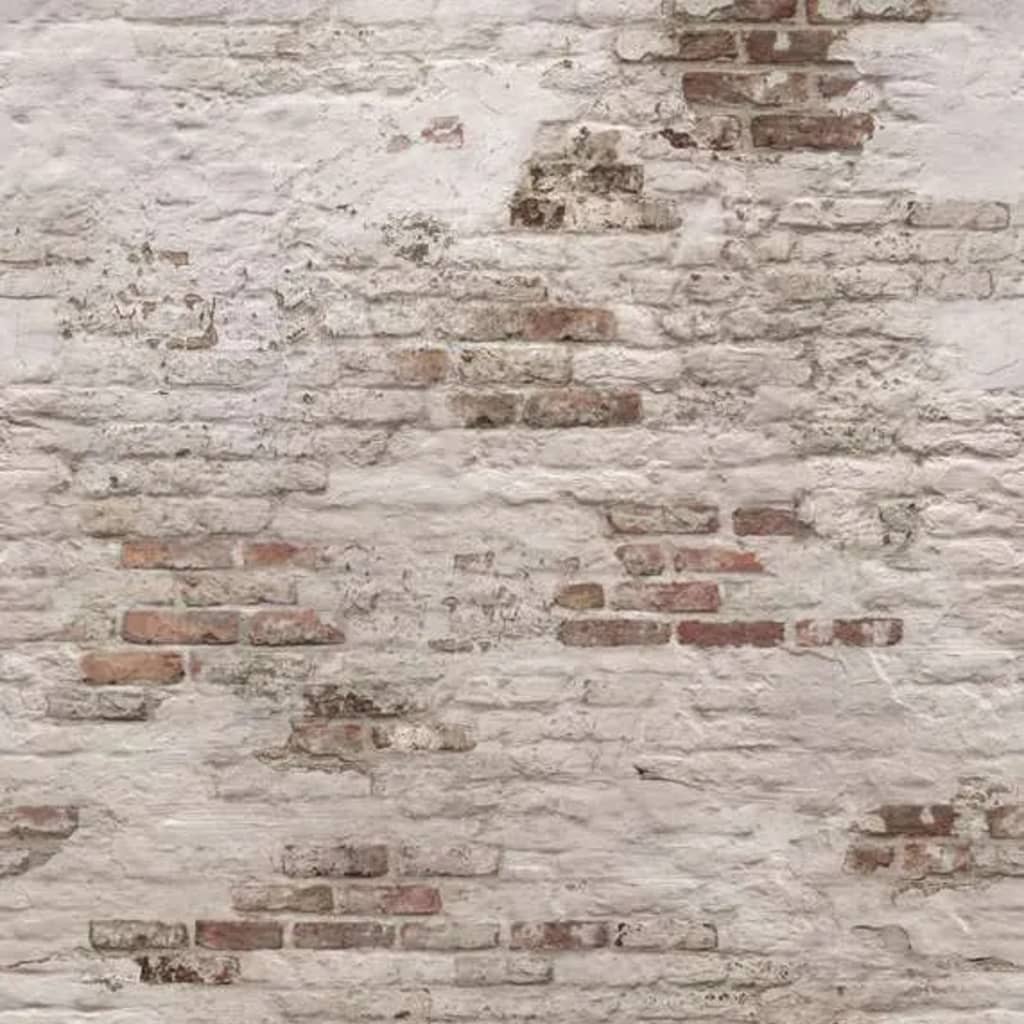 DUTCH WALLCOVERINGS Mural fotográfico Old Brick Wall beige y marrón