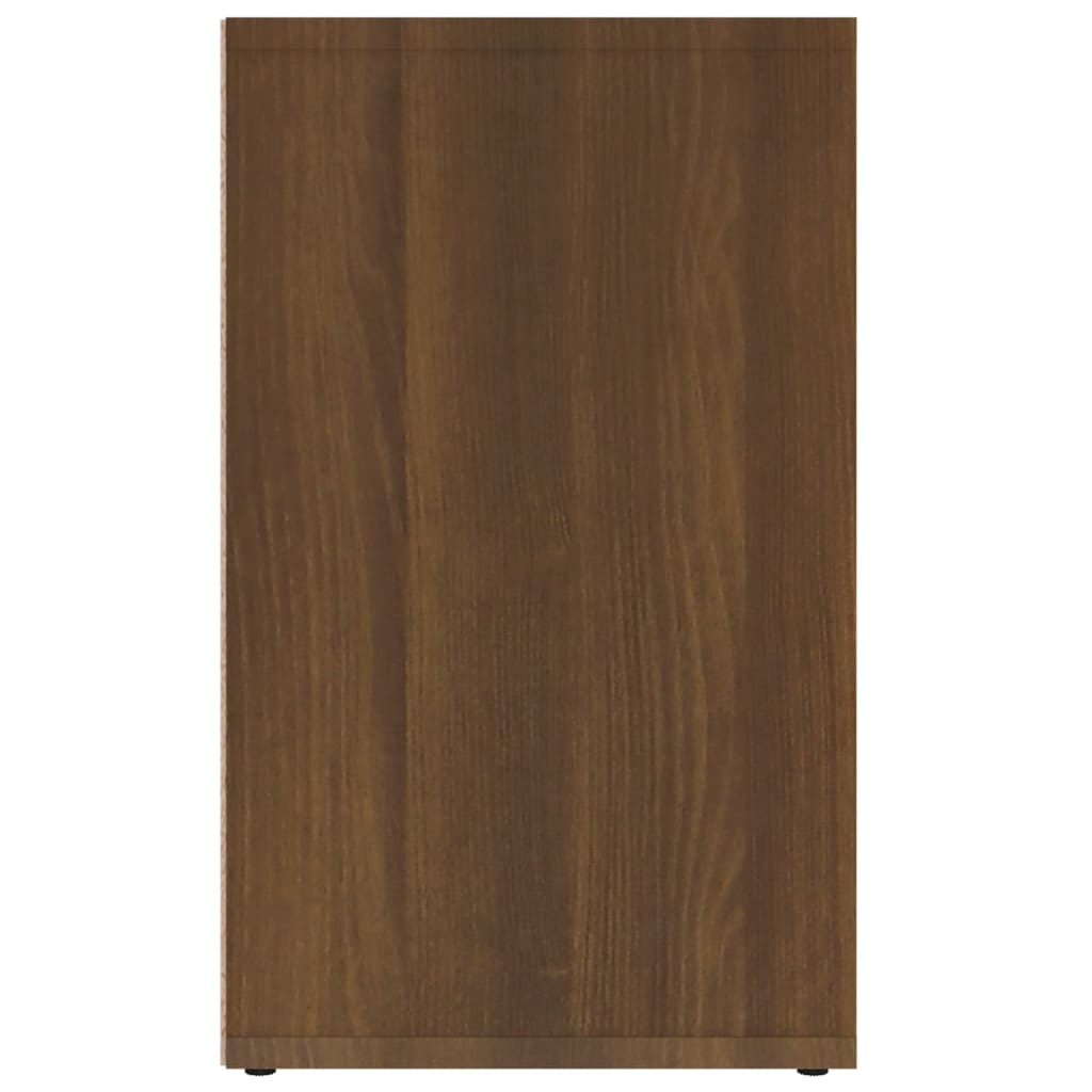 vidaXL Mueble zapatero color marrón roble 52,5x30x50 cm