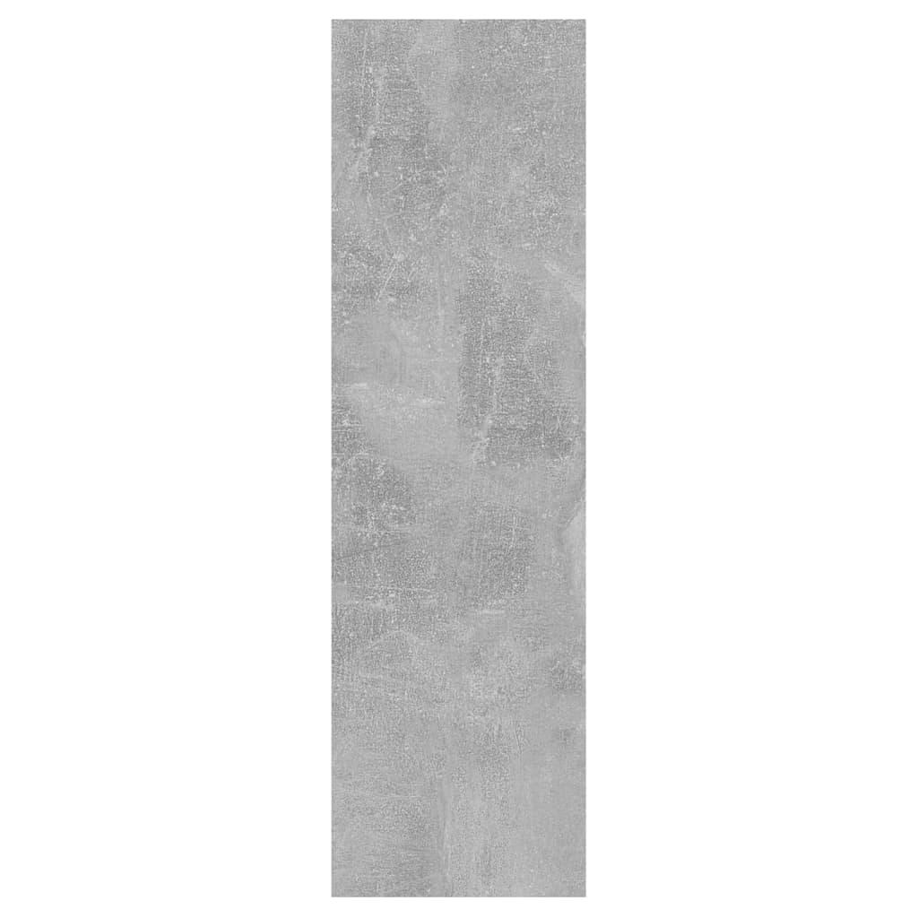 vidaXL Estantería de pared contrachapada gris hormigón 75x16x55 cm