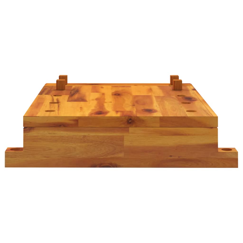 vidaXL Tablero banco de trabajo con tornillo banco madera 52x44x9,5 cm –  Pensando en Casa