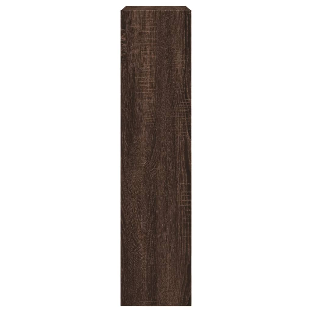 vidaXL Zapatero de madera de ingeniería marrón roble 60x21x87,5 cm