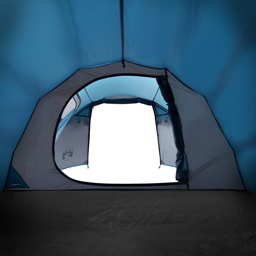 vidaXL Tienda de campaña túnel para 2 personas impermeable azul