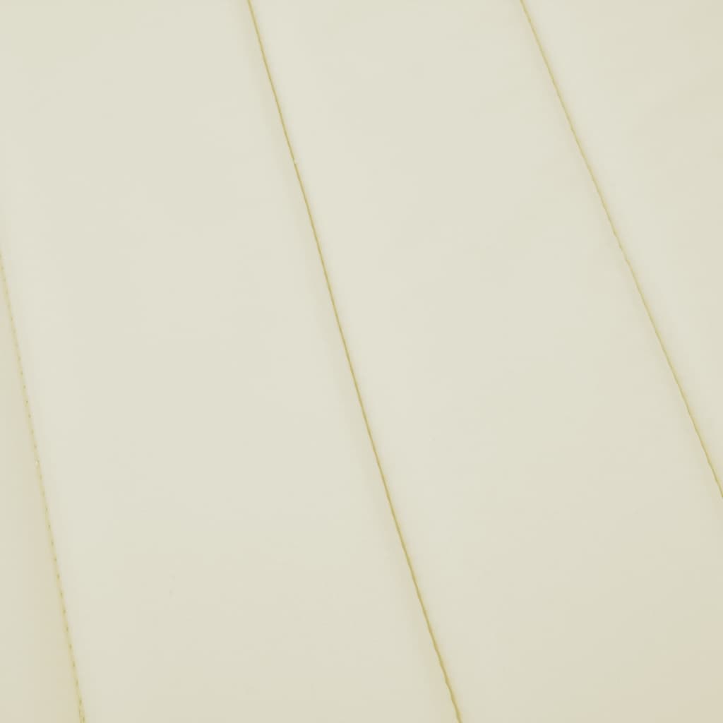 vidaXL Cojín de tumbona de tela Oxford crema 200x50x3 cm
