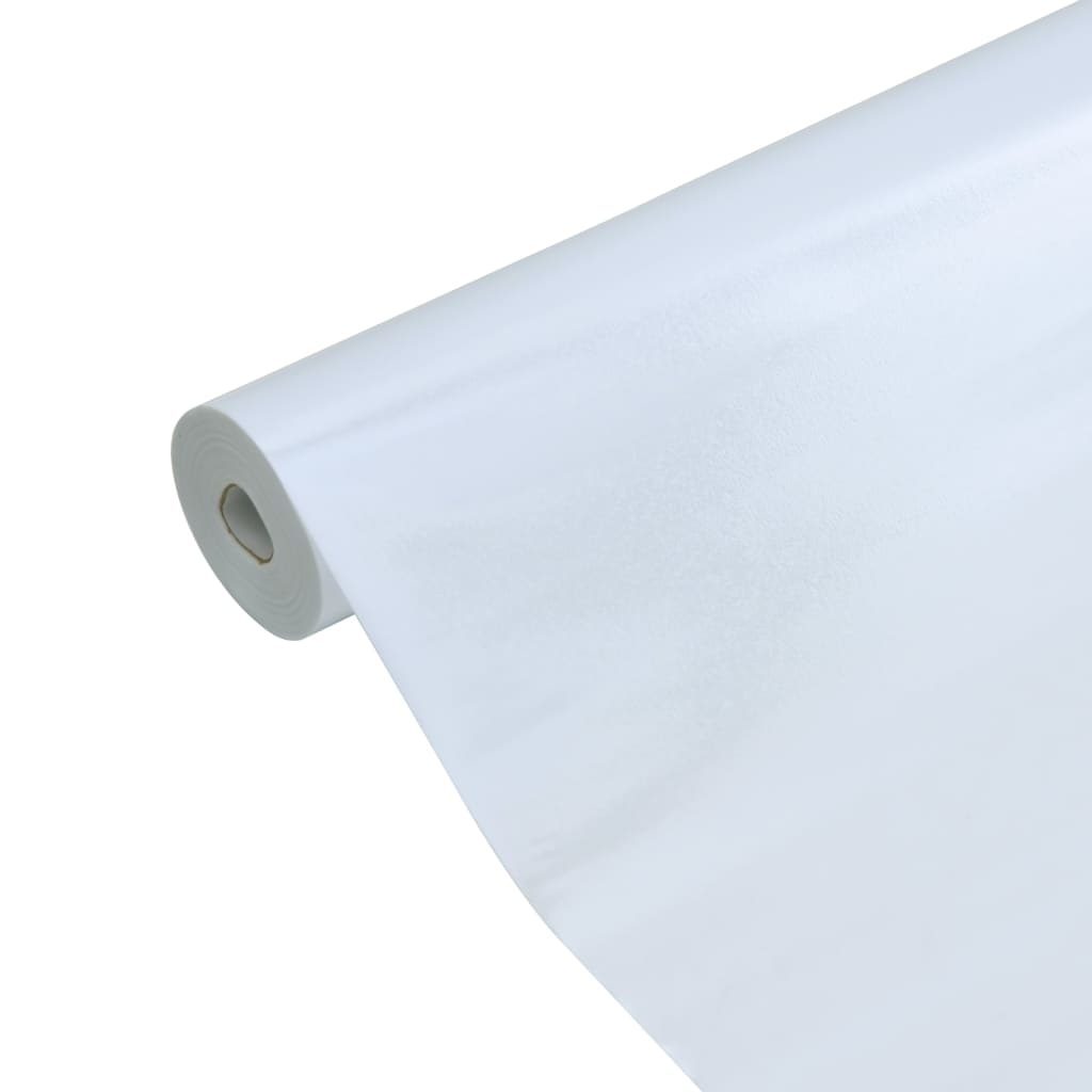 vidaXL Lámina de ventana esmerilada PVC blanco transparente 60x2000 cm
