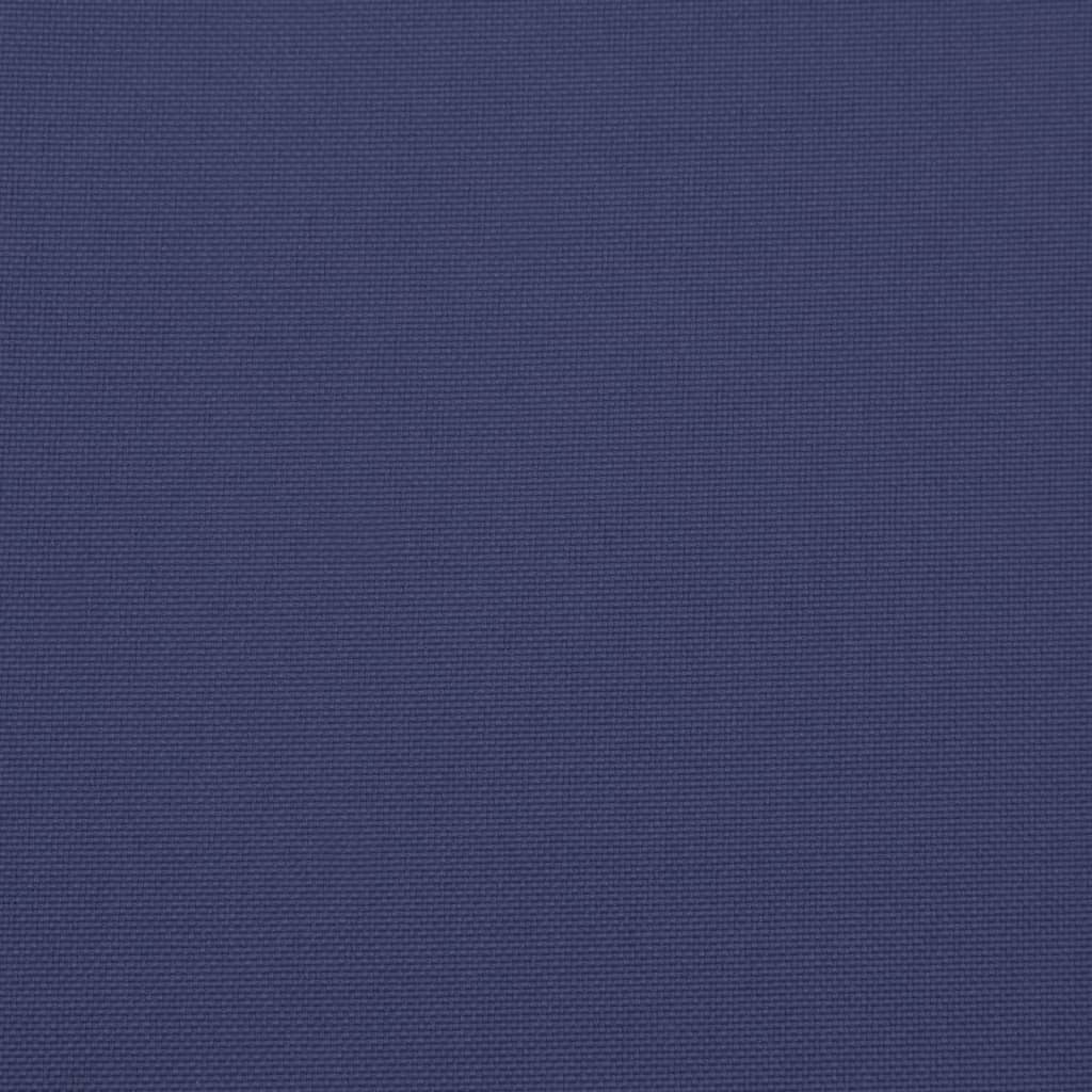 vidaXL Cojín para sofá de palets de tela azul marino 120x40x12 cm
