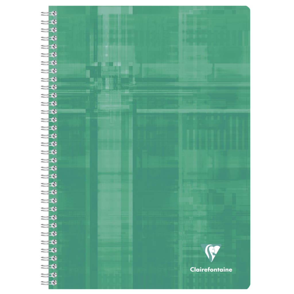 Clairefontaine Cuaderno con espiral A4 90 hojas rayado con margen 5uds