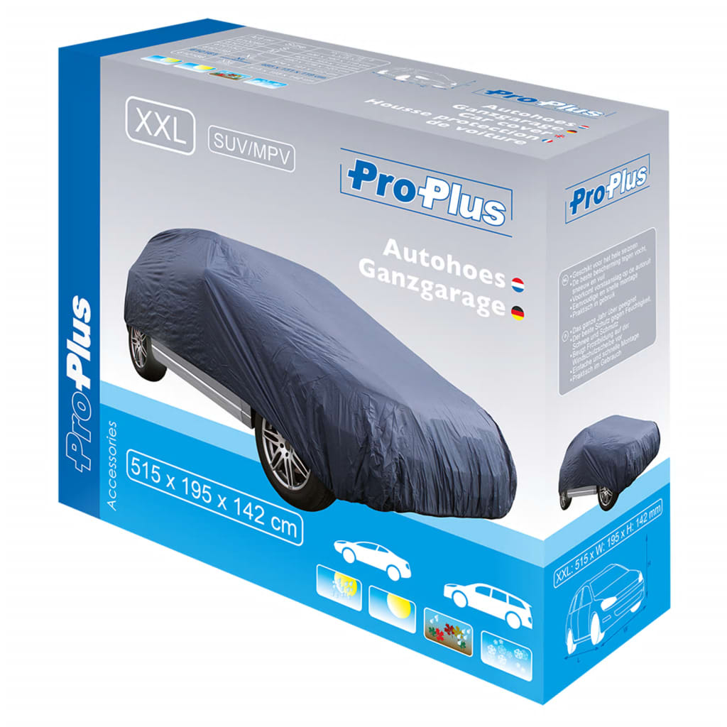 ProPlus Funda cubierta de coche SUV/MPV XXL 515x195x142 cm azul oscuro