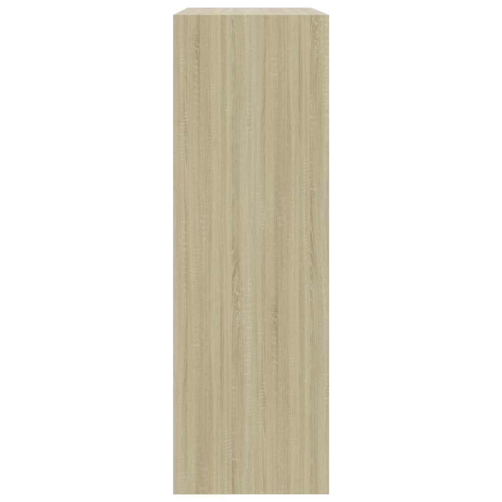 vidaXL Estantería madera de ingeniería roble Sonoma 60x24x76 cm