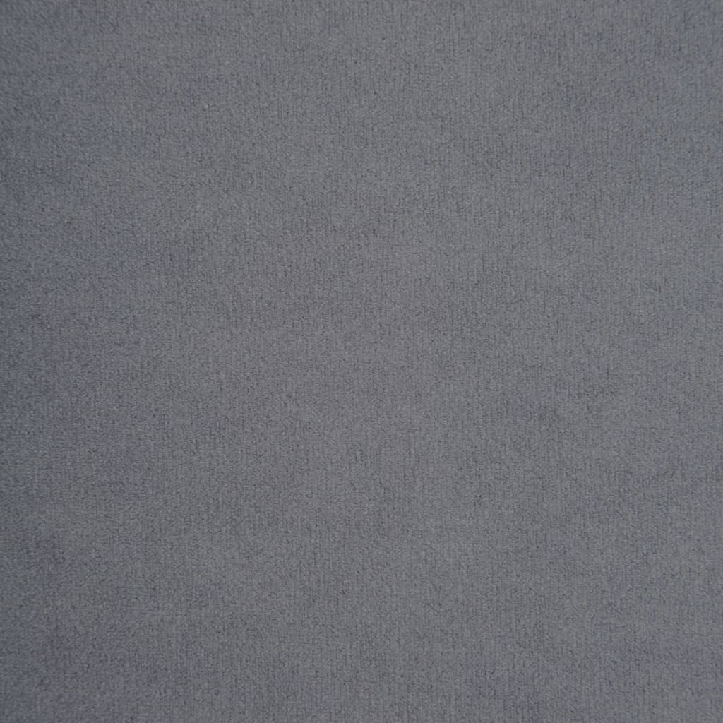 vidaXL Sofá chesterfield de 3 plazas de terciopelo 199x75x72 cm gris