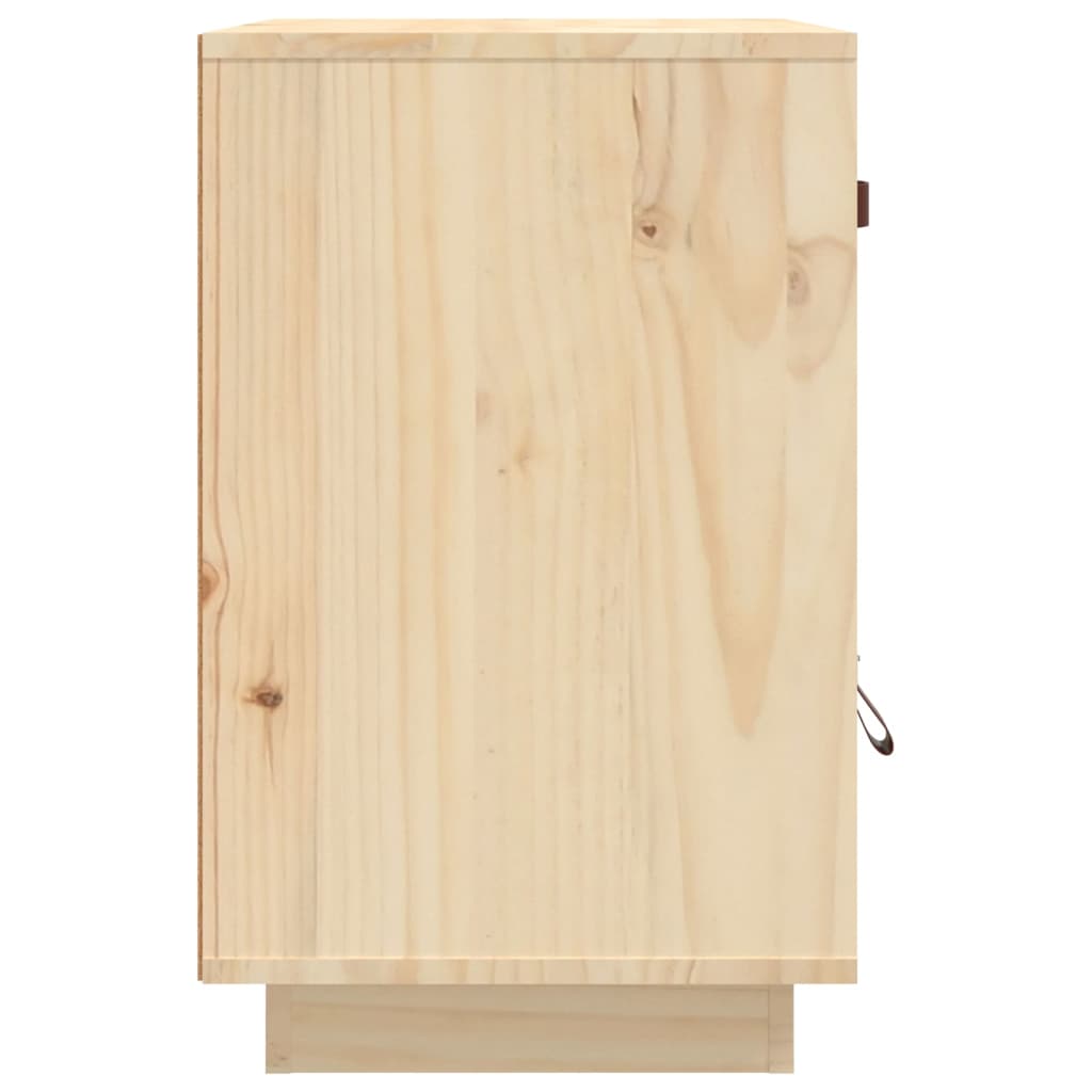 vidaXL Mesitas de noche 2 uds madera maciza de pino 40x34x55 cm