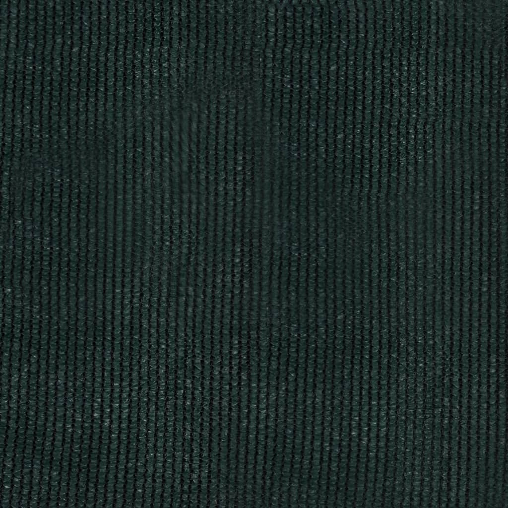 vidaXL Persiana enrollable de jardín HDPE verde oscuro 60x230 cm