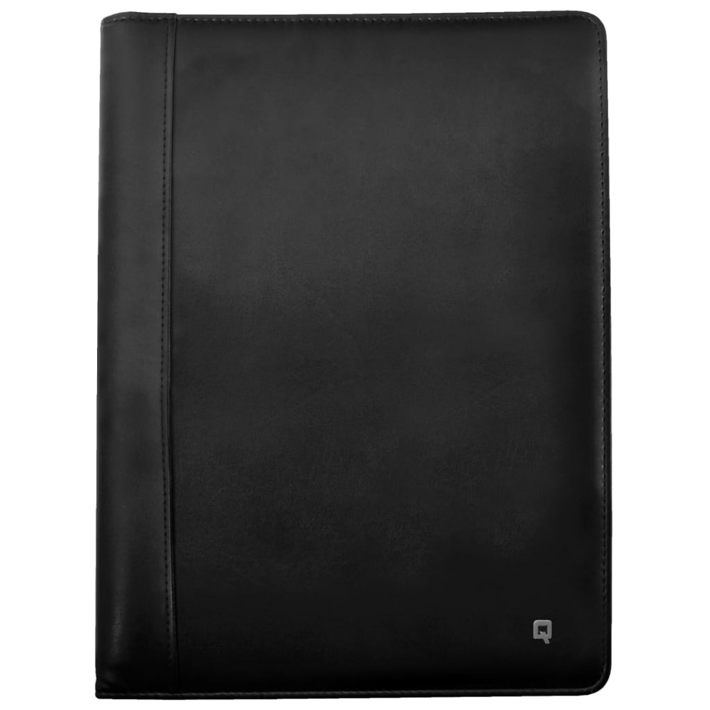 DESQ Carpeta para reuniones con libreta folios A4 negro