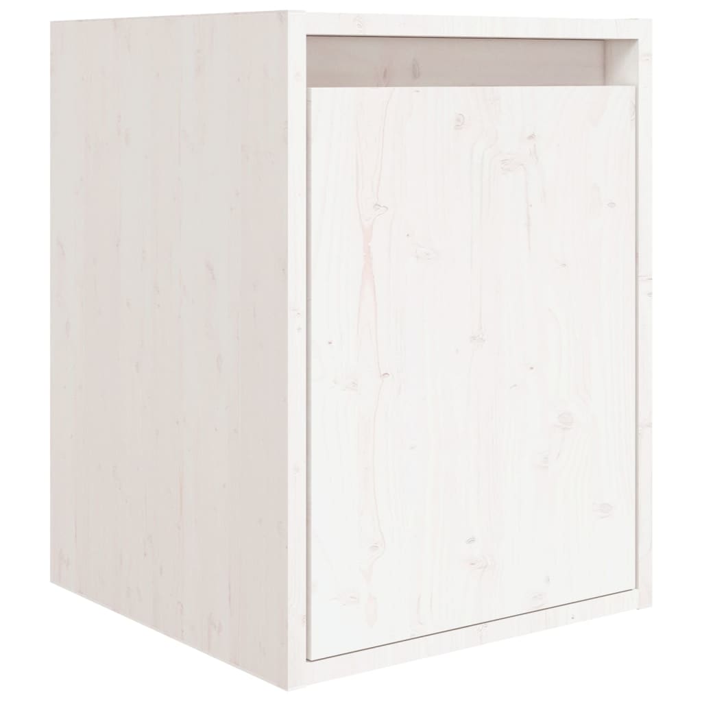 vidaXL Muebles para TV 6 piezas madera maciza de pino blanco