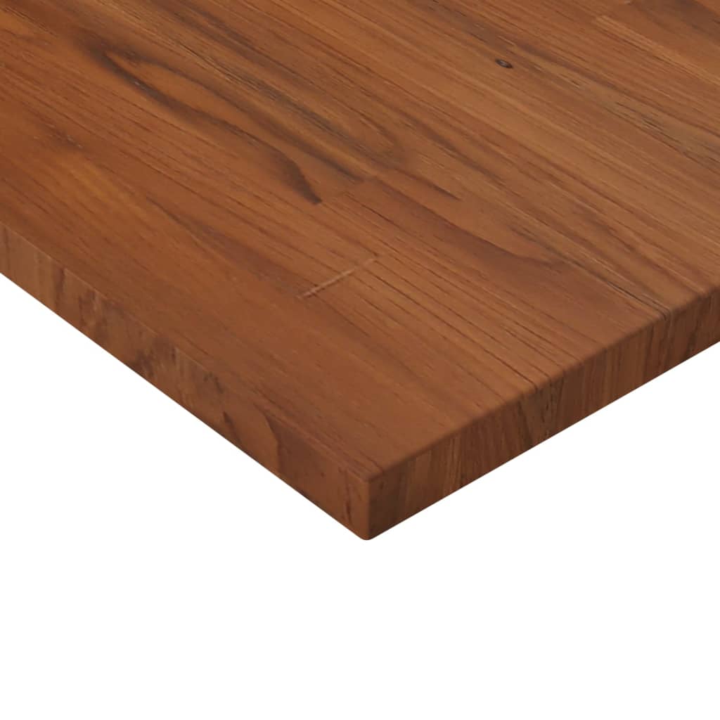 vidaXL Tablero de mesa cuadrada madera roble marrón oscuro 60x60x2,5cm