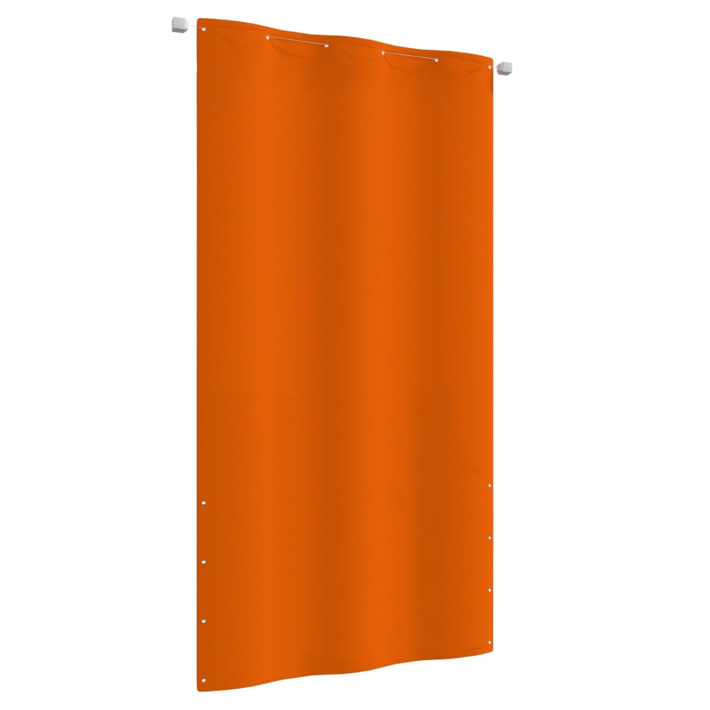 vidaXL Toldo pantalla para balcón de tela oxford naranja 120x240 cm