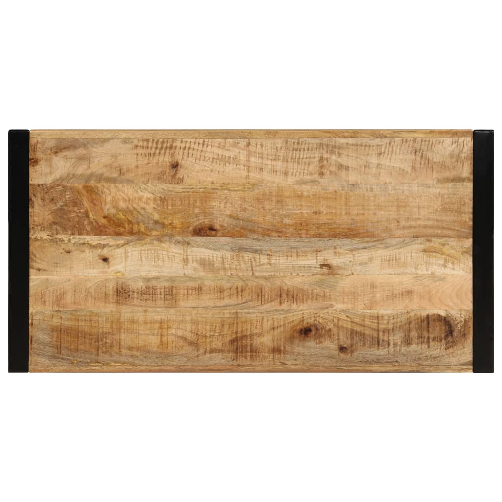 vidaXL Mesa de centro 120x60x40 cm madera maciza de mango