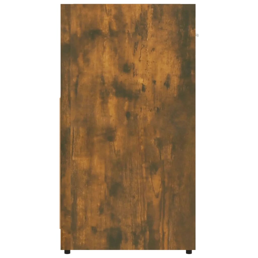 vidaXL Armario de baño madera contrachapada roble ahumado 60x33x60 cm