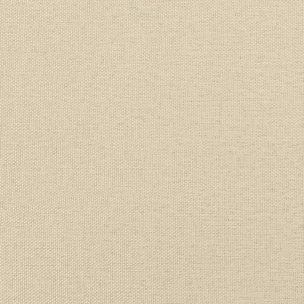 vidaXL Sillón de lino beige 64x64x90 cm
