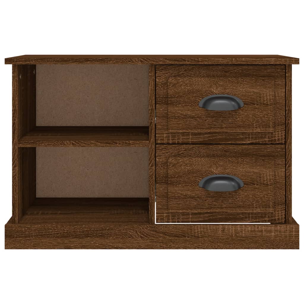 vidaXL Mueble de TV madera contrachapada roble marrón 73x35,5x47,5 cm
