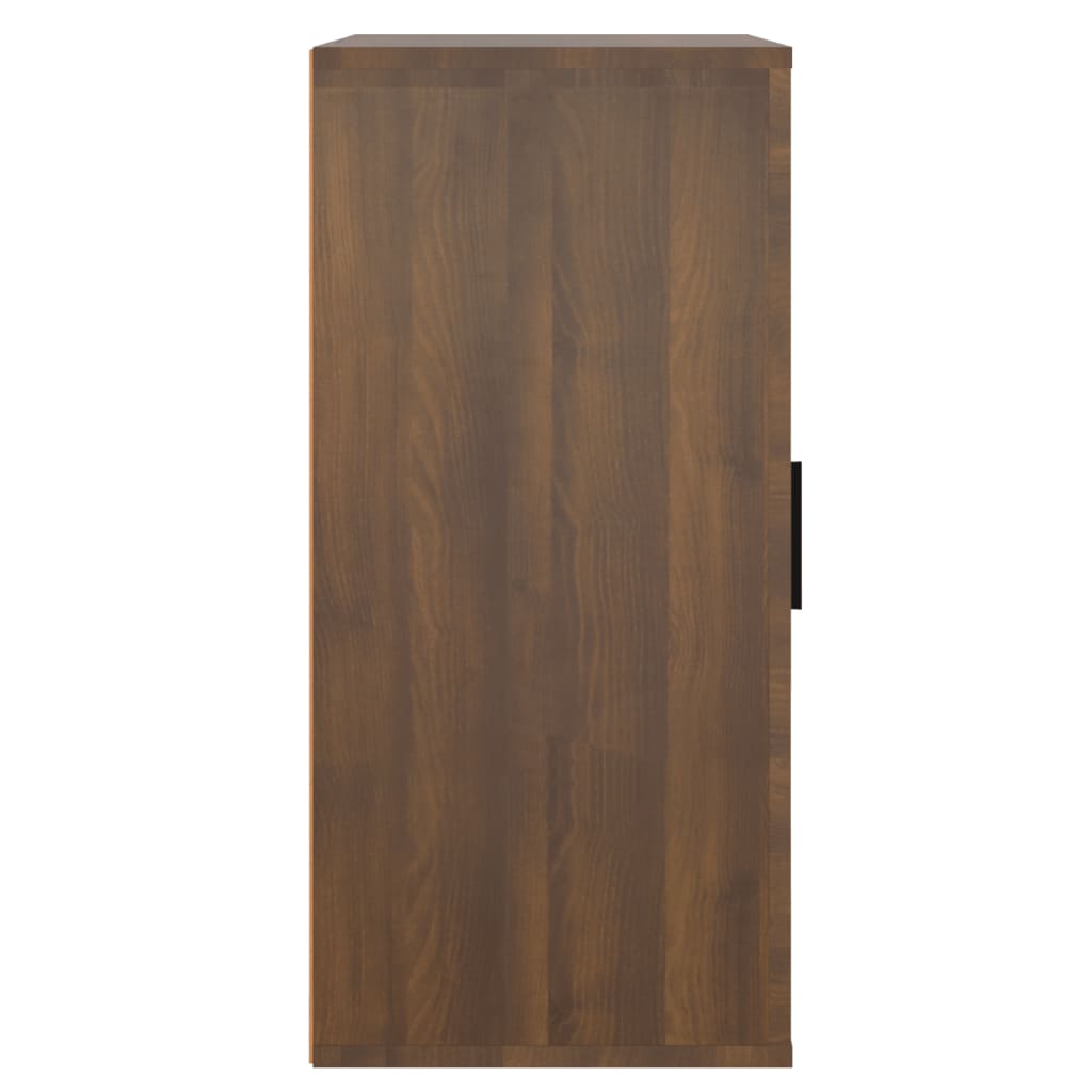 vidaXL Aparador de madera contrachapada marrón roble 40x33x70 cm