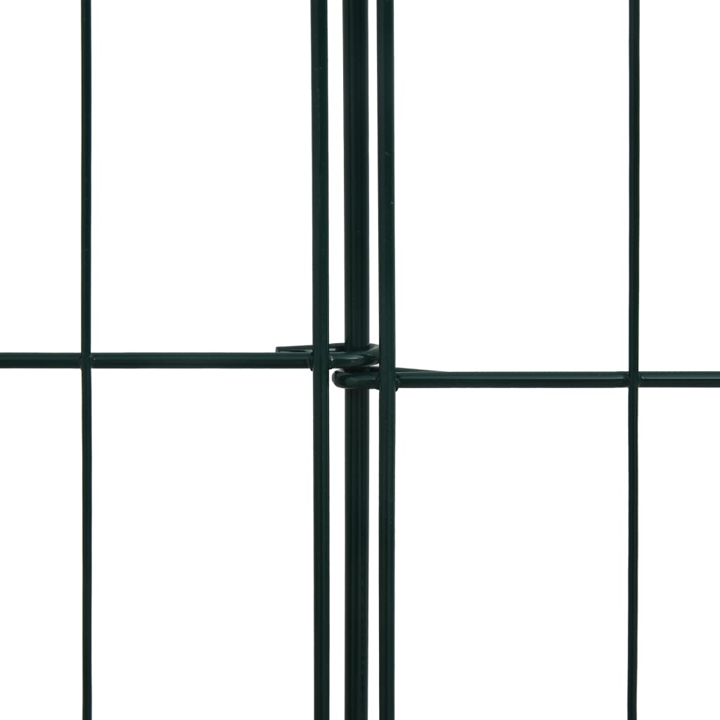 vidaXL Juego de vallas para estanque verde 99,6x79,8 cm