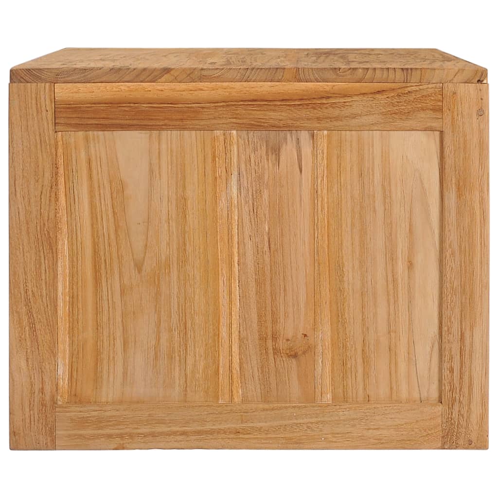 vidaXL Mesa de centro de madera maciza de teca 90x50x40 cm