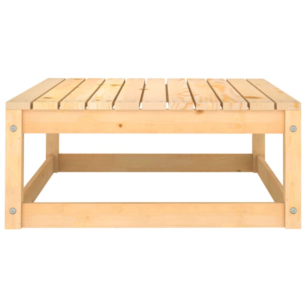 vidaXL Juego de muebles de jardín 5 piezas madera pino maciza