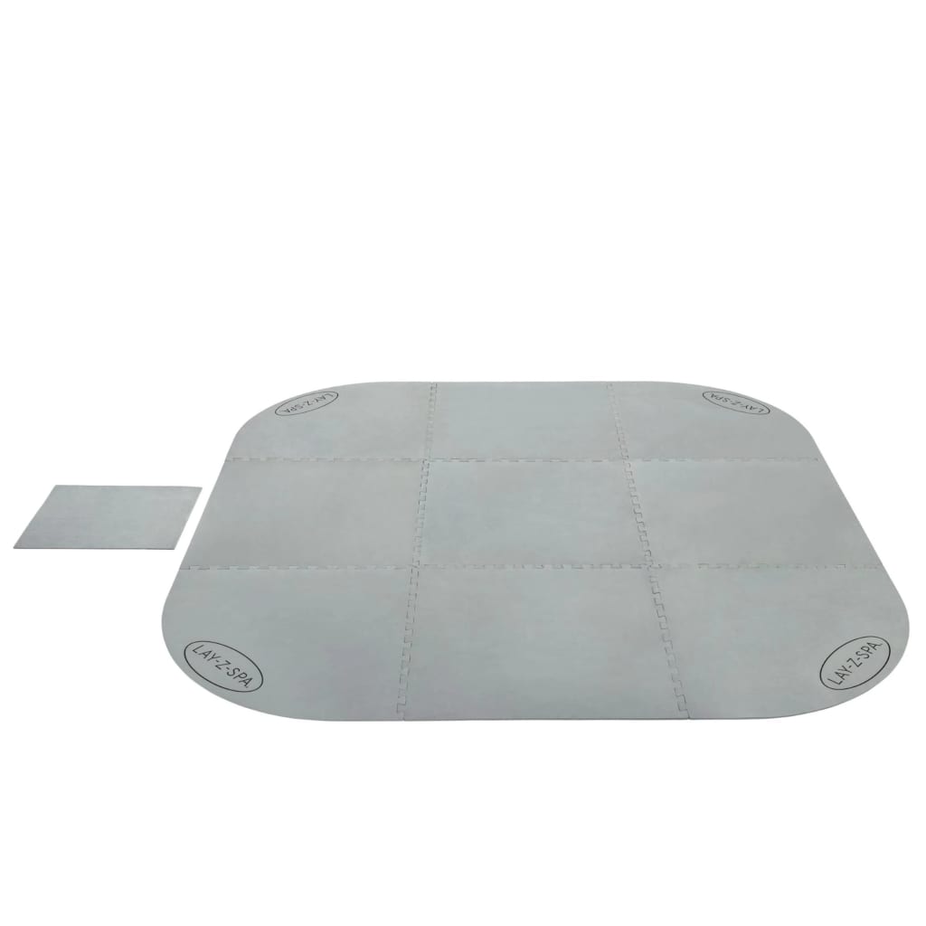Lay-Z-Spa Protector de suelo de piscina 10 piezas gris 216x216 cm