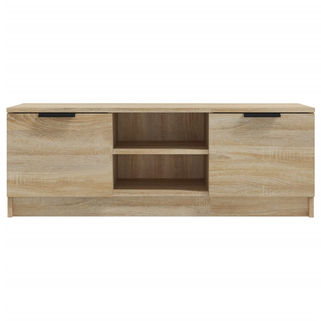 vidaXL Mueble de TV madera contrachapada roble Sonoma 102x35x36,5 cm