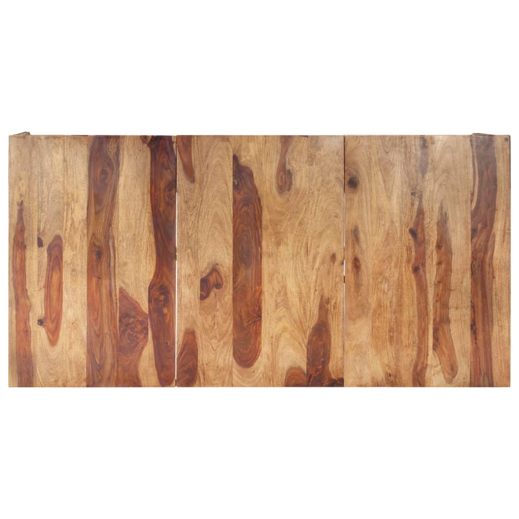 vidaXL Mesa de comedor de madera maciza de sheesham 180x90x76 cm