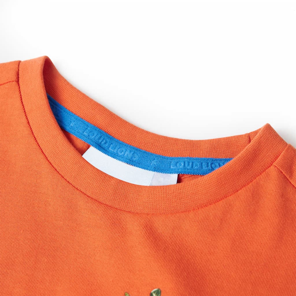 Camiseta infantil naranja 92