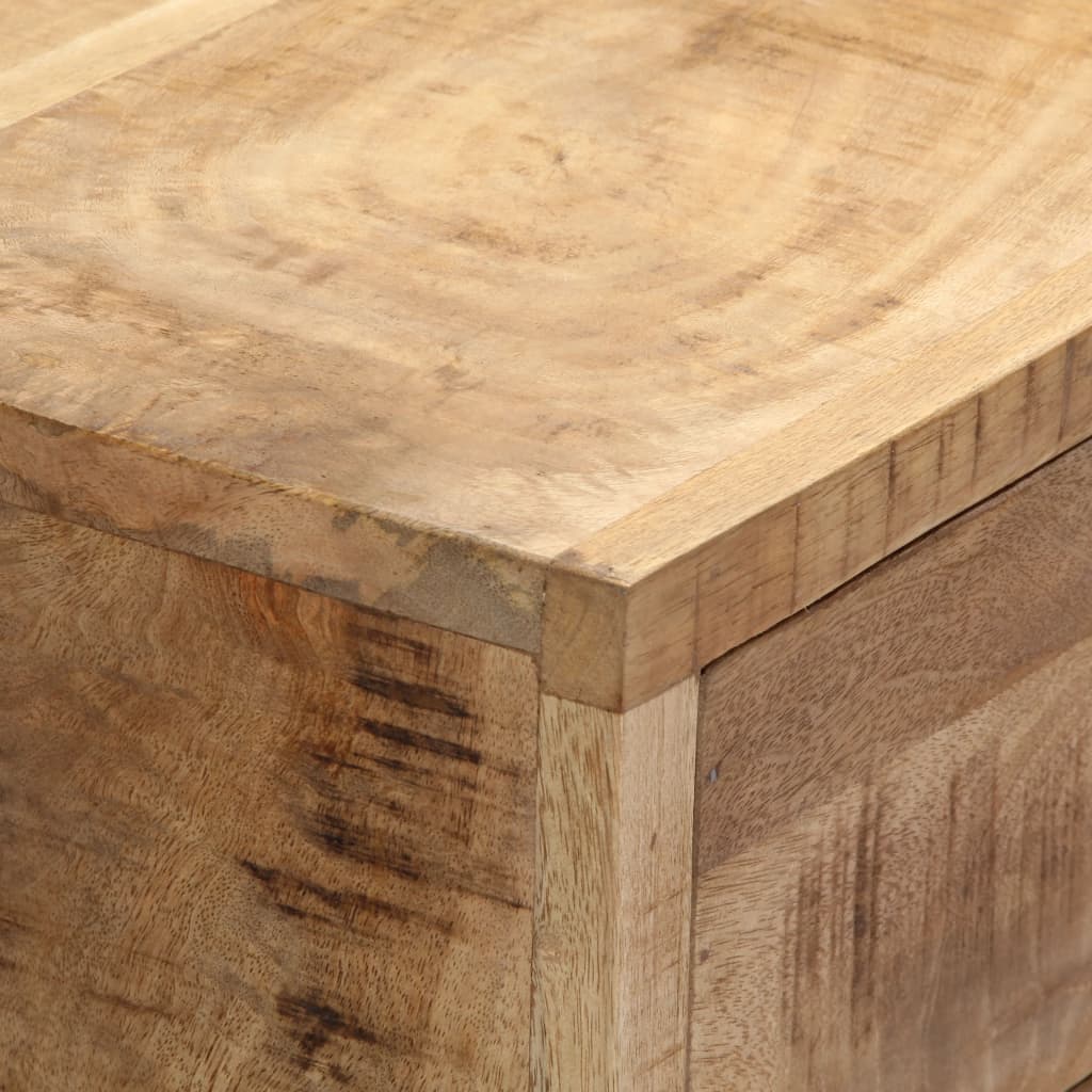 vidaXL Aparador de madera maciza de mango 140x35x75 cm