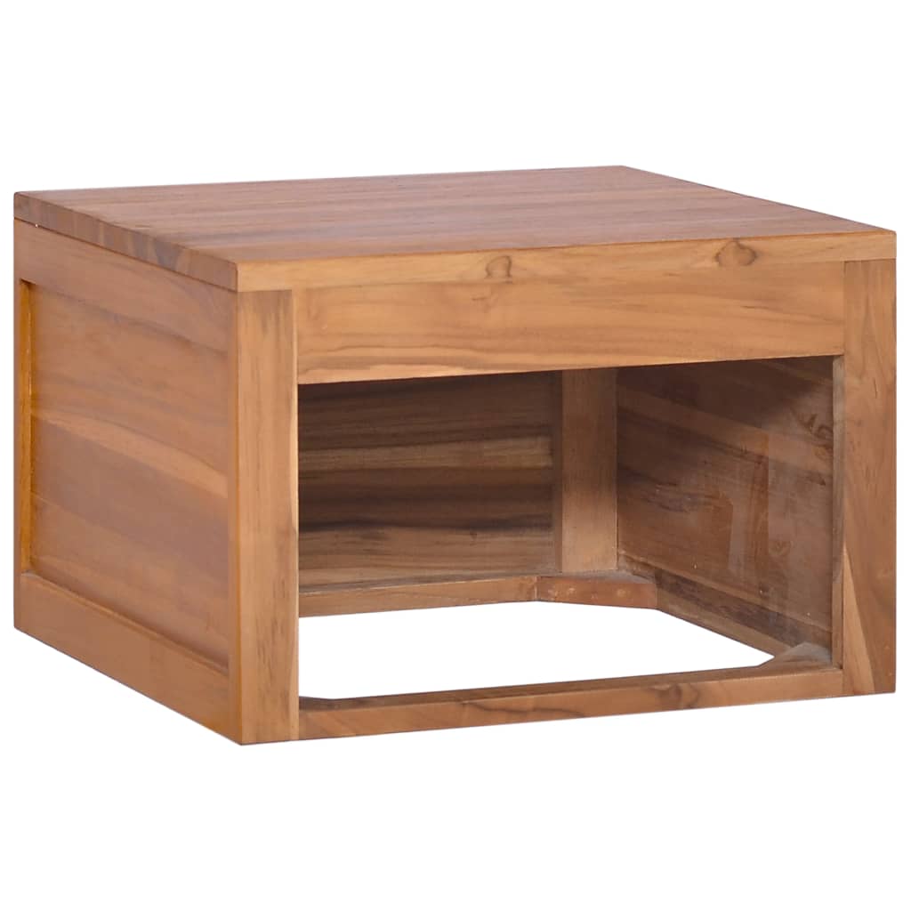 vidaXL Mueble de baño de pared madera maciza de teca 45x45x30 cm