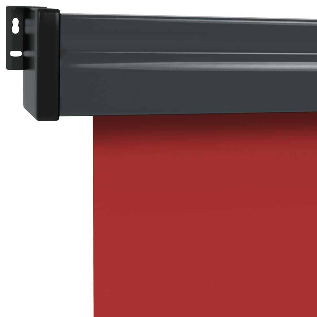 vidaXL Toldo lateral de balcón rojo 145x250 cm