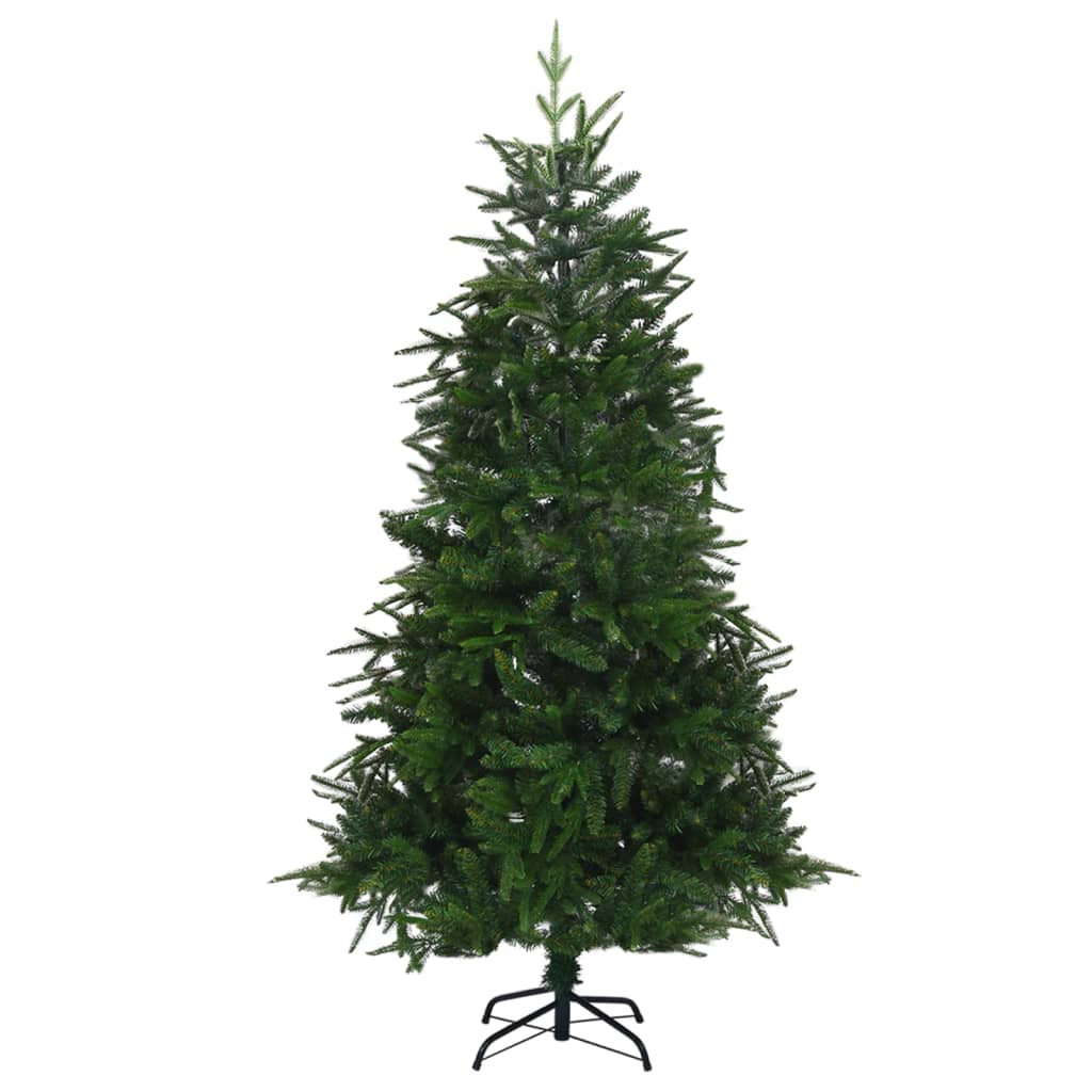 vidaXL Árbol de Navidad artificial con LED y bolas PVC&PE verde 240 cm