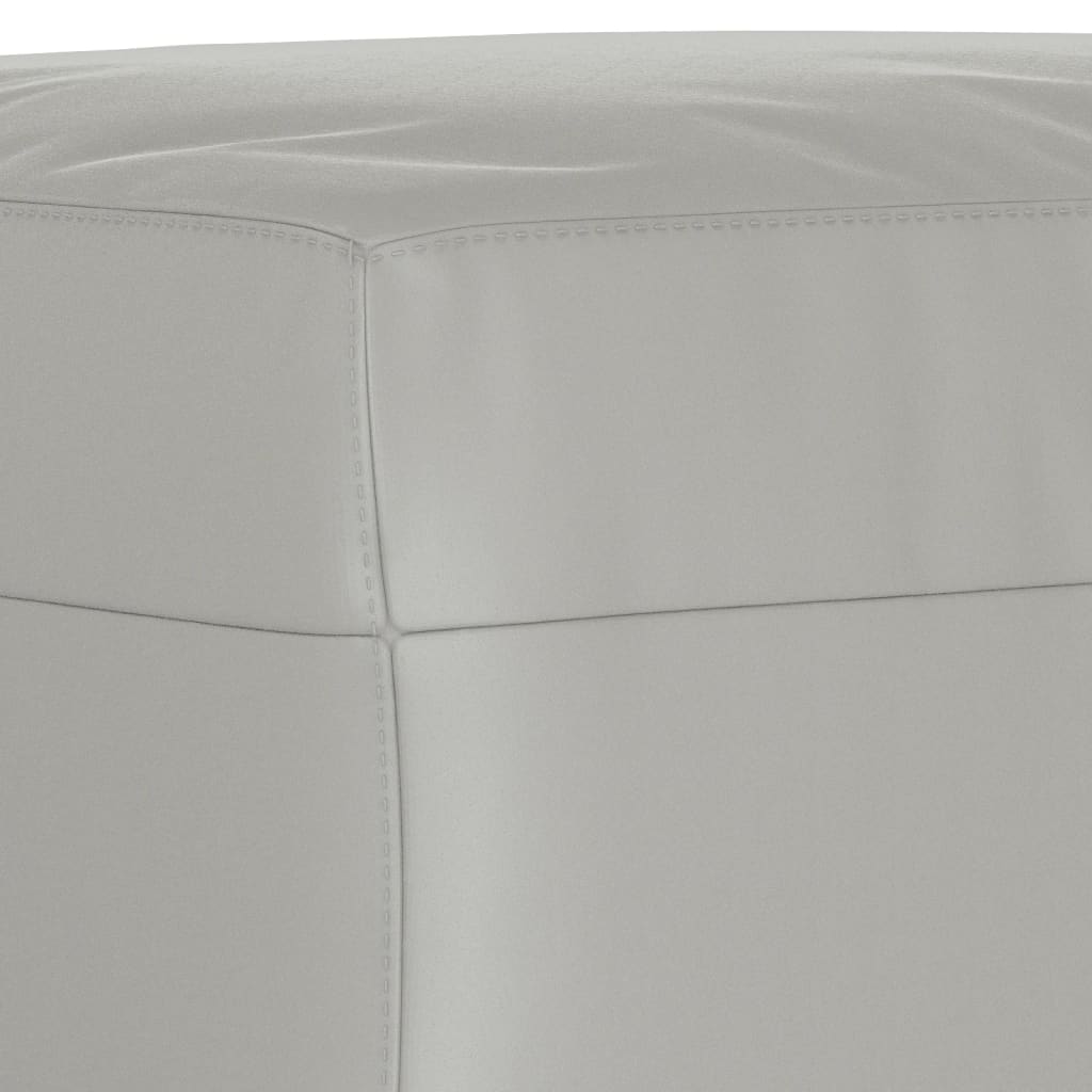 vidaXL Juego de sofás con cojines 4 piezas tela microfibra gris claro