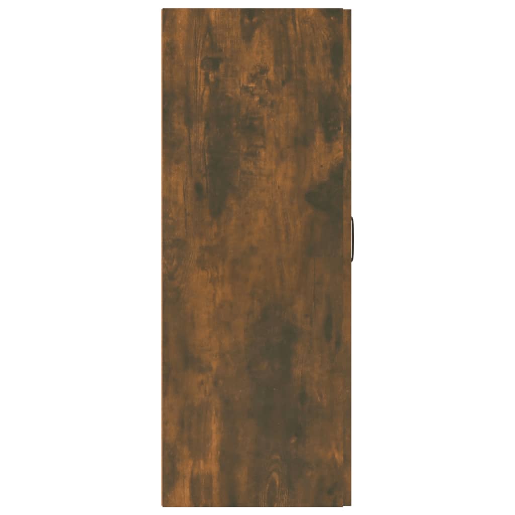 vidaXL Armario colgante madera ingeniería roble ahumado 69,5x34x90 cm