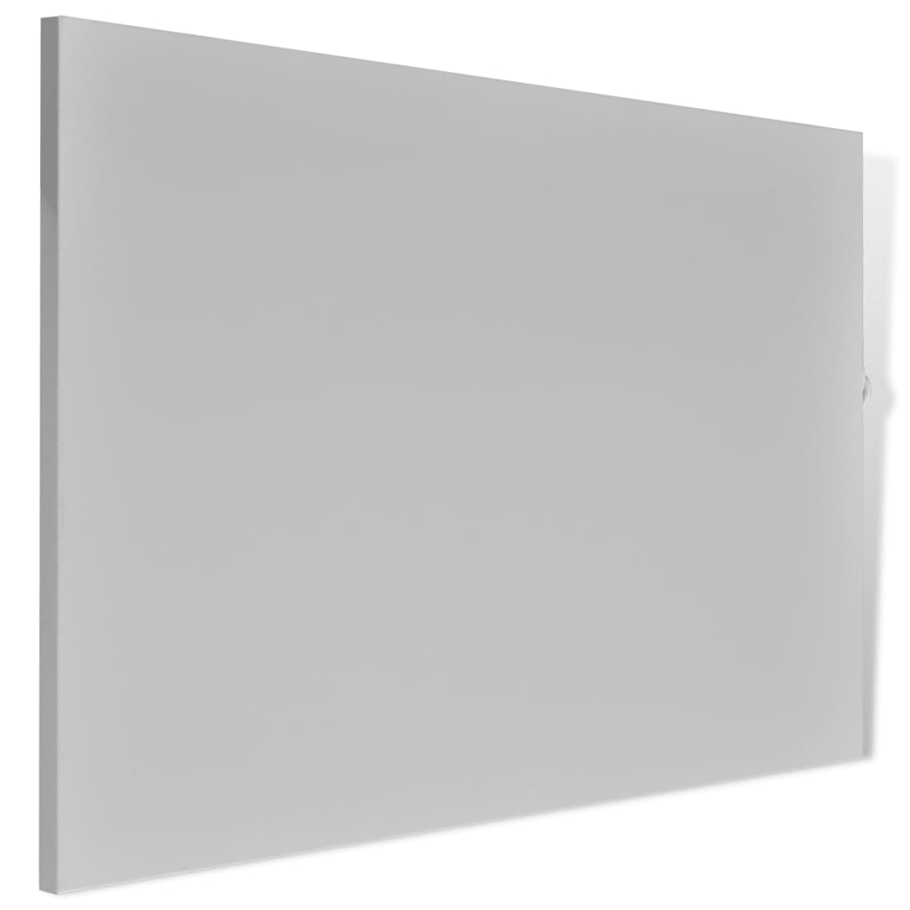 Panel calefactor de color gris claro de metal con infrarrojos
