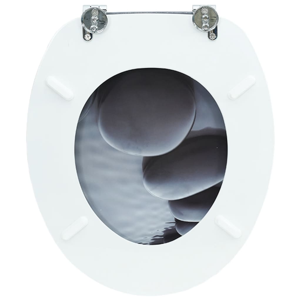 Tapa para Inodoro VIDAXL de WC con MDF Diseño de Madera Vieja