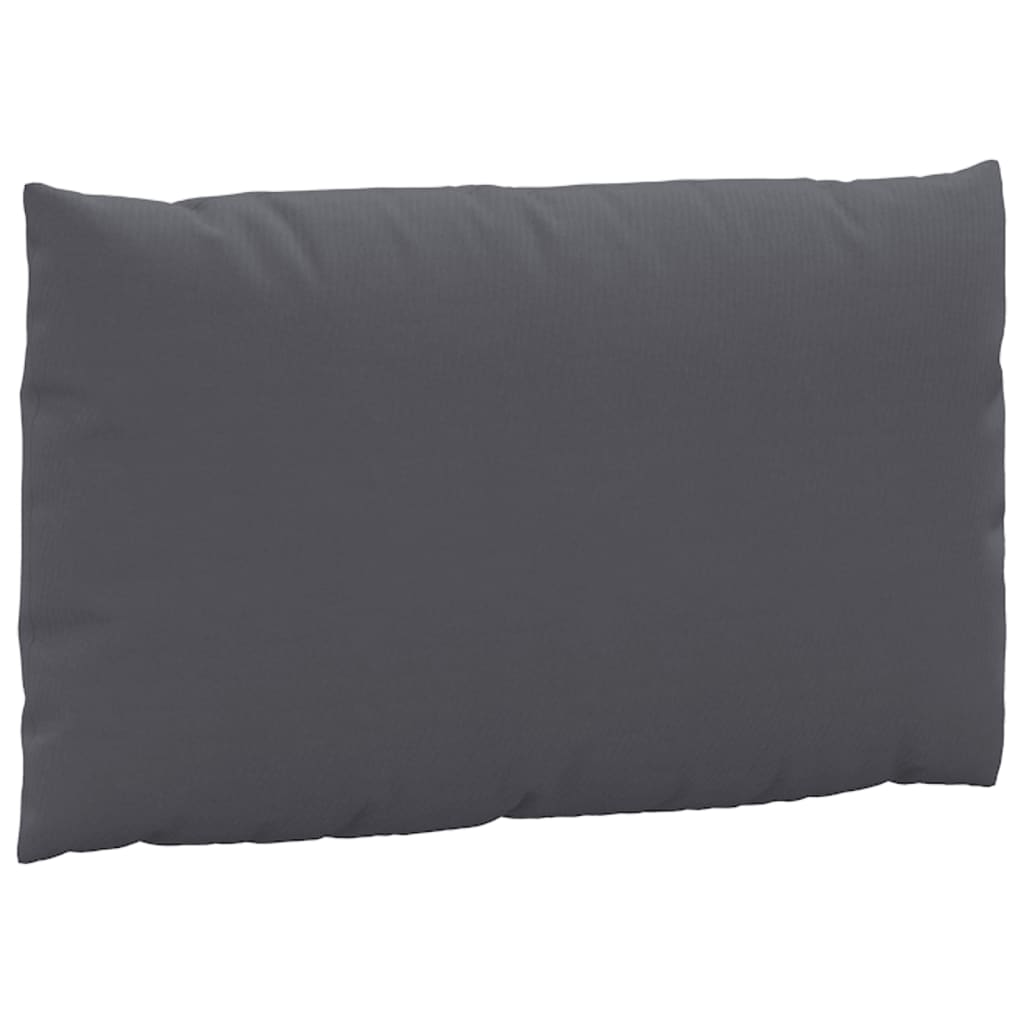 vidaXL Cojines para sofás de palés 2 piezas tela gris antracita