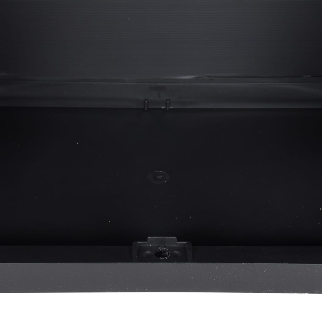 vidaXL Armario de almacenaje exterior PP gris y negro 65x37x165 cm
