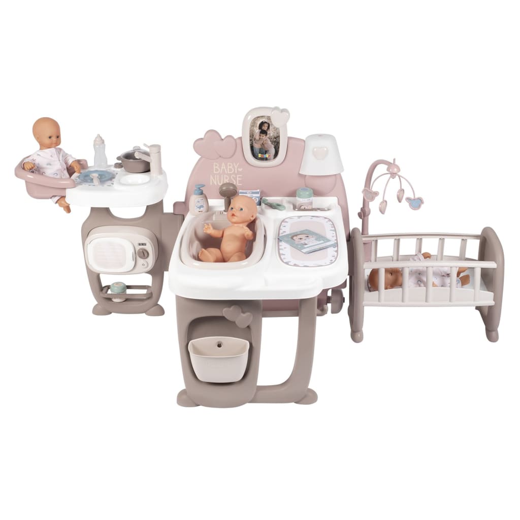 Smoby Centro de juegos para muñecos grande Baby Nurse
