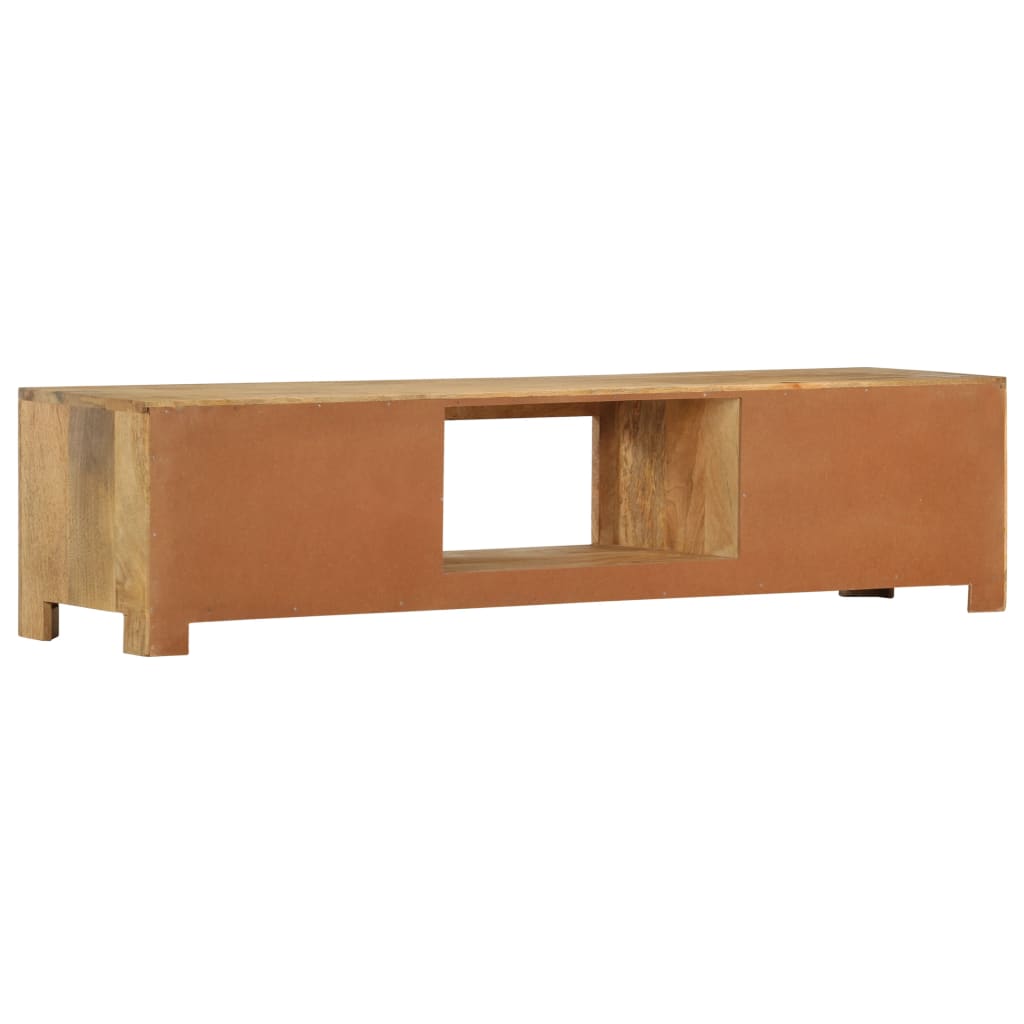 vidaXL Mueble para TV de madera maciza de mango 140x30x32 cm