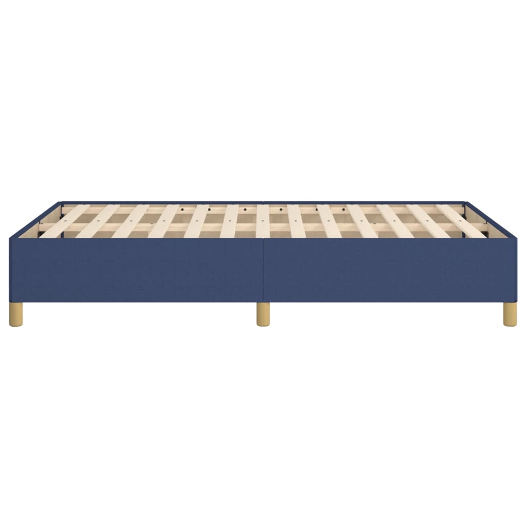 vidaXL Estructura de cama tela azul 120x190 cm