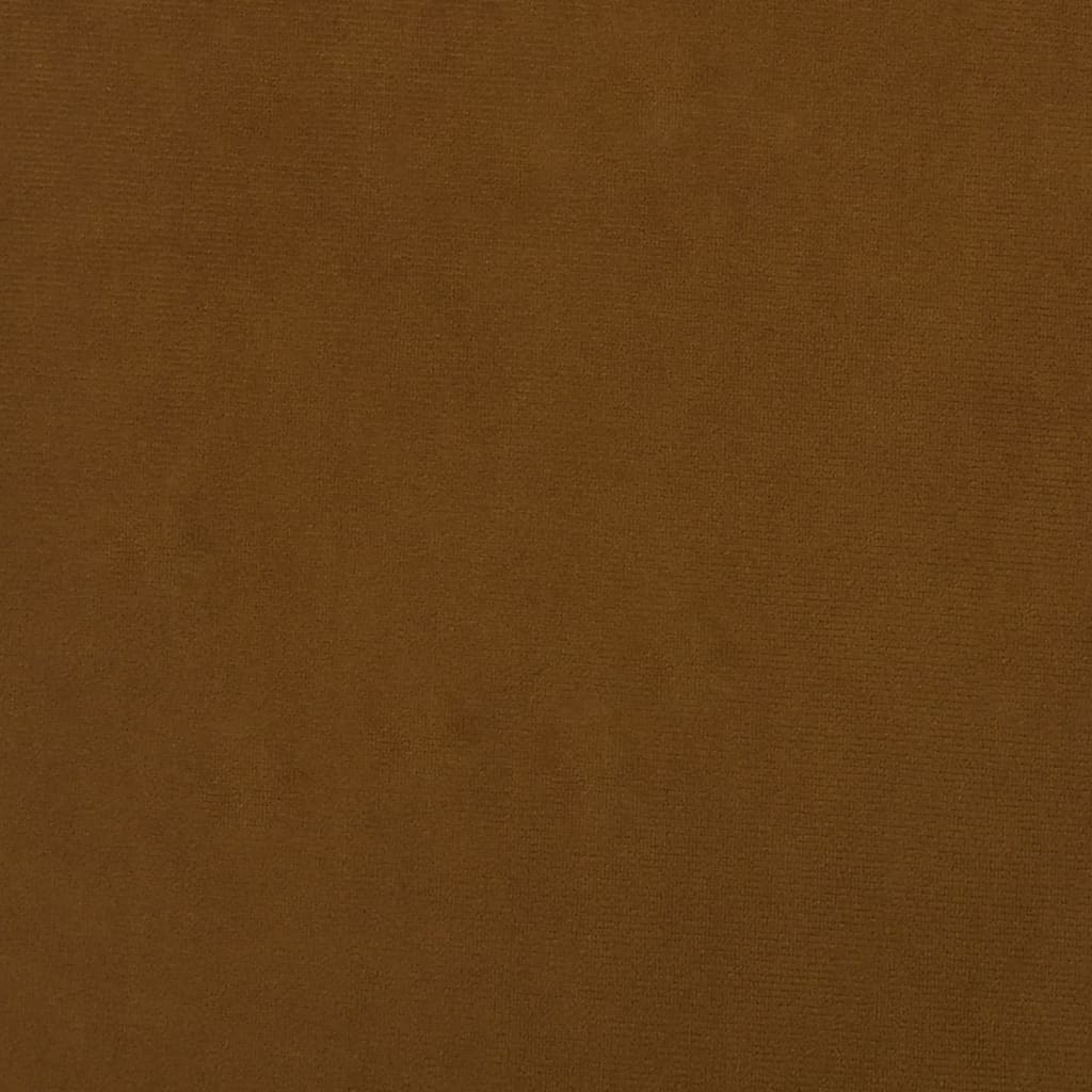 vidaXL Sillón reclinable de tela marrón